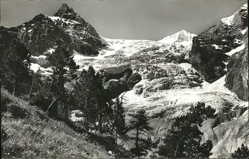 Gletscher Rosenlaui Dossen Rosenhorn Kat. Berge