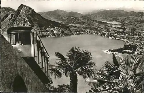 Zahnradbahn Lugano Finicolare Monte Bre Kat. Bergbahn