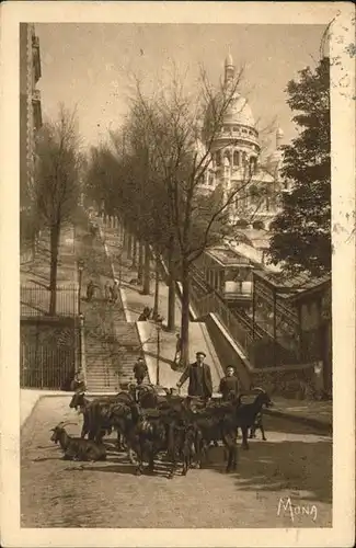 Zahnradbahn Ziegen Paris Kat. Bergbahn