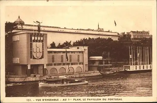 Exposition Internationale Paris 1937 Pavillon du Portogal Kat. Expositions