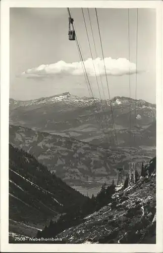 Seilbahn Nebelhornbahn / Bahnen /