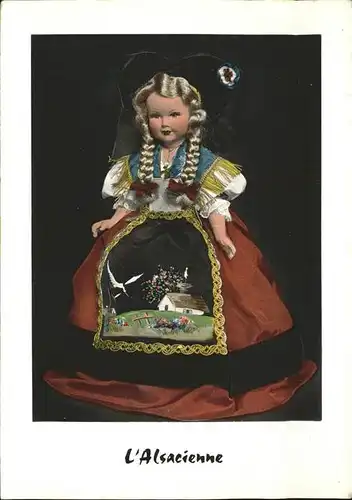 Trachten Alsacienne Puppe Kat. Trachten