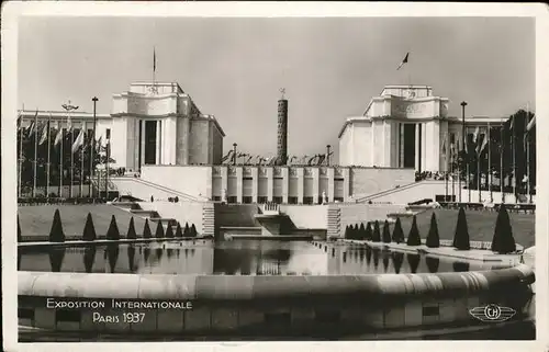 Exposition Internationale Paris 1937 Les Bassins du Trocadero Kat. Expositions