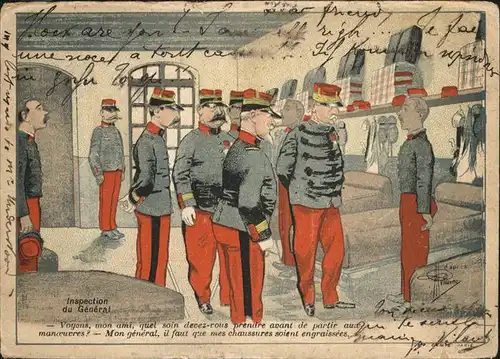 Soldatenleben Inspection du General Kat. Militaria