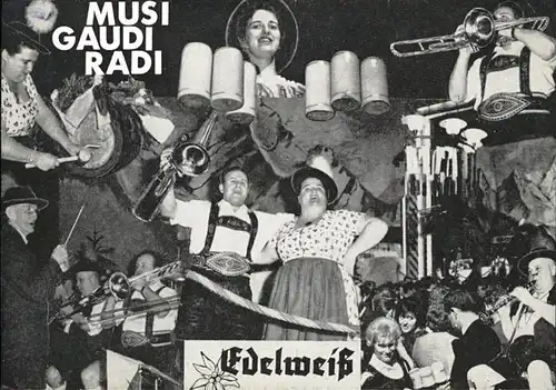 Edelweisskarte Musi-Gaudi-Radi Kat. Besonderheiten
