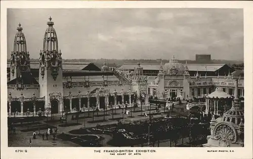 Exhibition Franco British London 1908 Court Of Arts Kat. Expositions