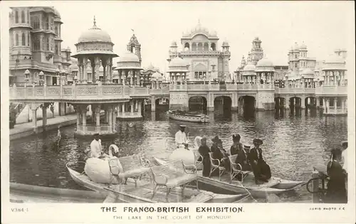 Exhibition Franco British London 1908 Lake Court Of Honour Kat. Expositions