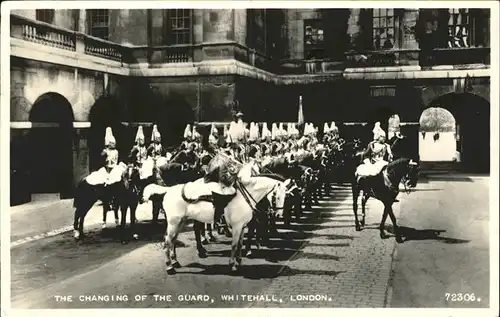 Leibgarde Wache Whitehall London Pferde / Polizei /