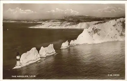 Leuchtturm = Lighthouse The Needles Isle Of Wight Kat. Gebaeude