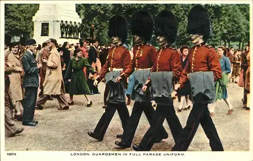 Leibgarde Wache London Uniform Parade / Polizei /