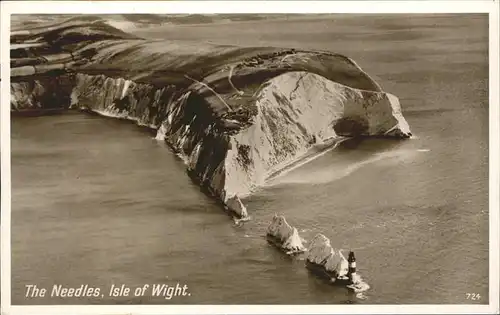 Leuchtturm = Lighthouse The Needles Isle of Wight Kat. Gebaeude