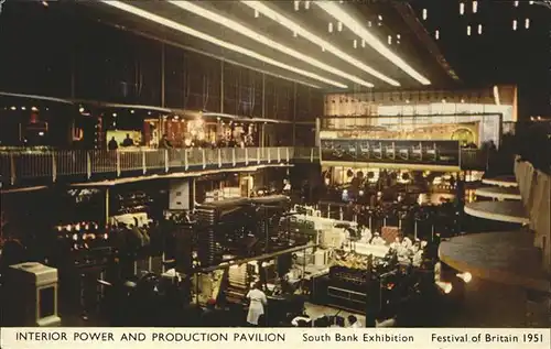 Festival of Britain London 1951 Interior power production pavilion Kat. Expositions