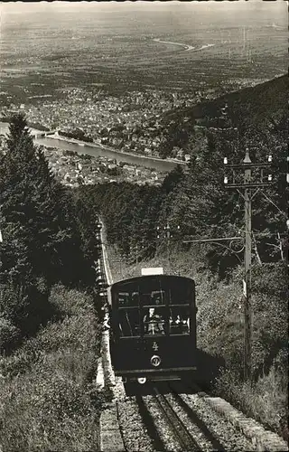 Bergbahn Koenigstuhl Heidelberg Kat. Bahnen