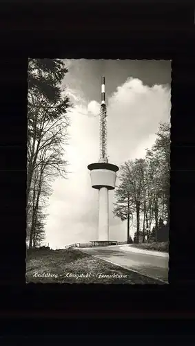 Funkturm Heidelberg Koenigstuhl Kat. Bruecken