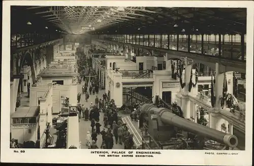 Expositions British Empire Exhibition palace of engineering Kat. Expositions