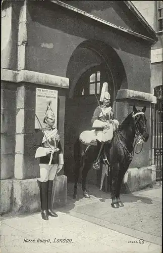 Leibgarde Wache Horse Guard London / Polizei /