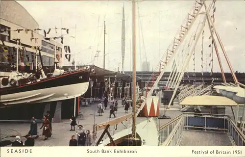 Festival of Britain London 1951 Seaside South Bank Exhibition Kat. Expositions