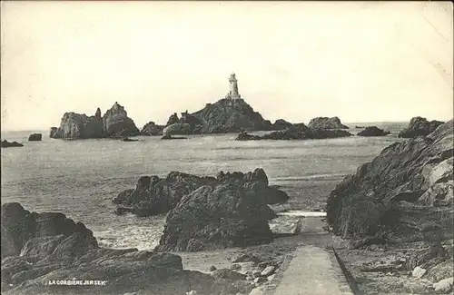 Leuchtturm = Lighthouse Corbiere Jersey Kat. Gebaeude