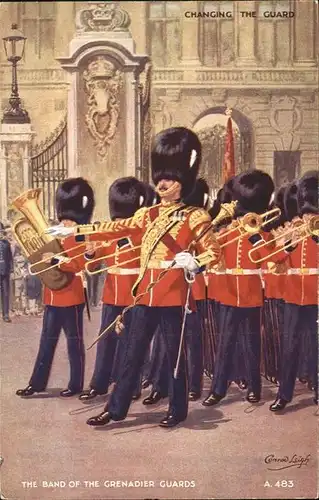 Leibgarde Wache Band Grenadier Guards Trompete / Polizei /