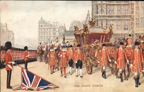 Pferdekutschen The State Coach Leibgarde England Kat. Tiere