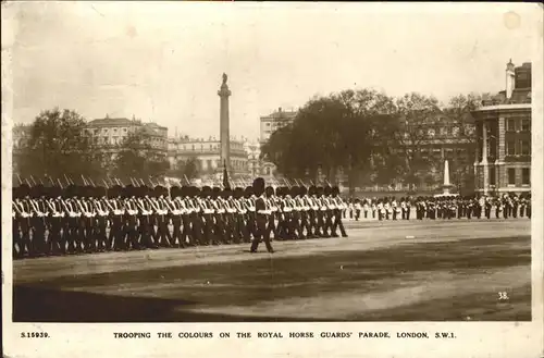 Leibgarde Wache Horse Guards Parade London / Polizei /