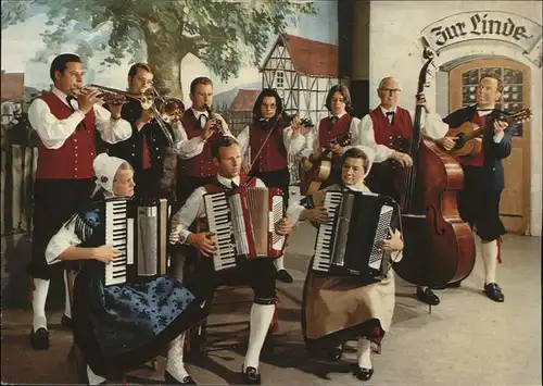 Handharmonika Hans von der Au Trachtengruppe Erbach Kat. Musik