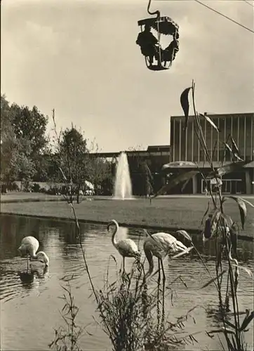 Bundesgartenschau Koeln Sesselbahn Flamingos Kat. Expositions