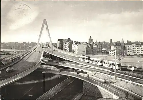 Strassenbahn Severinsbruecke Koeln  Kat. Bahnen