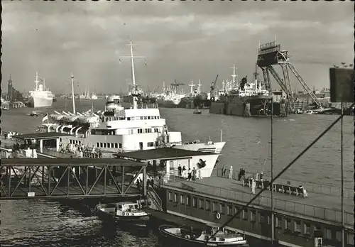 Schiffe Seebaederschiff Bunte Kuh Hamburg Kat. Schiffe