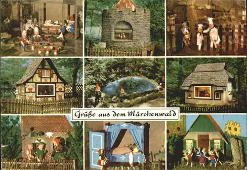 Maerchen Sagen Maerchenwald Bad Harzburg Rotkaeppchen Kat. Maerchen und Sagen