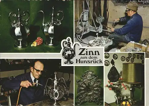 Handwerk Zinn Hunsrueck Giesserei Krummenau G Schneider Kat. Handwerk