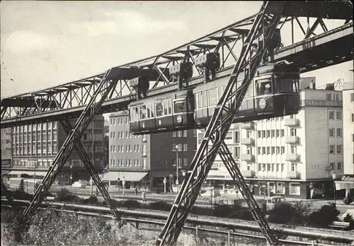 Schwebebahn Wuppertal Barmen Hoehne Kat. Bahnen