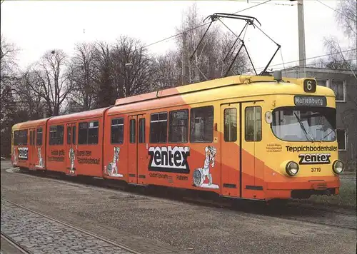 Strassenbahn Koeln Wagen 3719 Zentex Kat. Bahnen