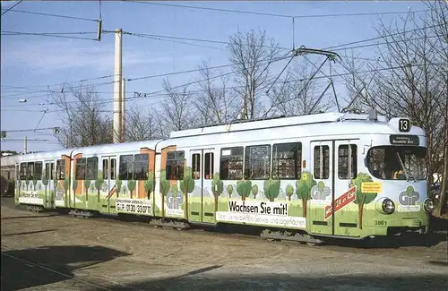 Strassenbahn Koeln Wagen 3861  Kat. Bahnen