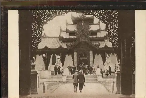 Exhibition British Empire 1924 Burmese Pavilion / Expositions /