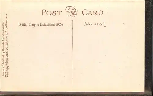 Exhibition British Empire 1924 Burmese Pavilion / Expositions /