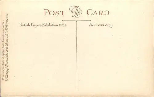 Exhibition British Empire 1924 Indian Pavilion / Expositions /