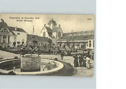 Exposition Bruxelles 1910 Section Allemande / Expositions /
