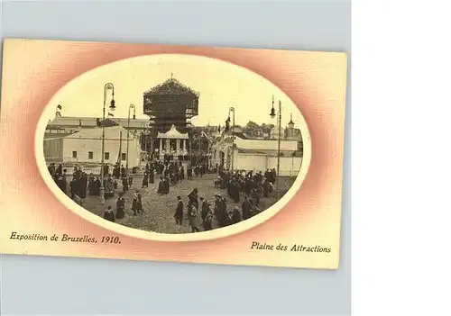 Exposition Bruxelles 1910 Plaine des Attractions / Expositions /