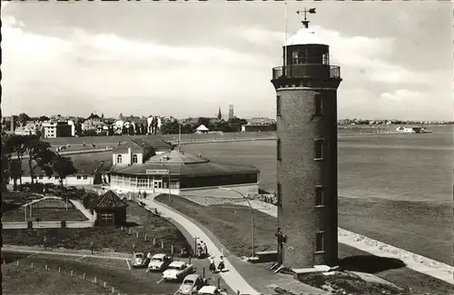 Leuchtturm = Lighthouse Cuxhaven Seepavillon Kat. Gebaeude
