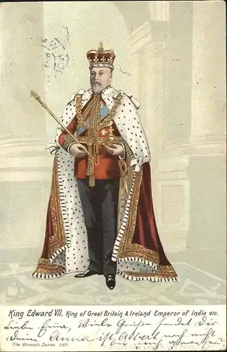 Adel King Edward VII  Kat. Koenigshaeuser