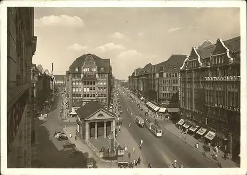 Strassenbahn Hamburg Moenchbergstrasse Spitalerstrasse Kat. Bahnen