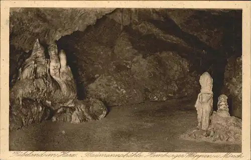 Hoehlen Caves Grottes Ruebeland Harz Baumannshoehle Moench Kat. Berge