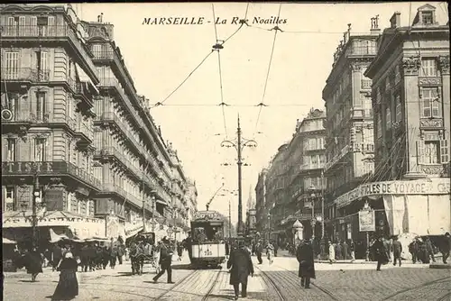 Strassenbahn Marseille La Rue Noailles Kat. Bahnen