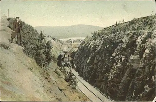 Bergbahn Eisenbahnlinie Berg Kosotur Russland Kat. Bahnen