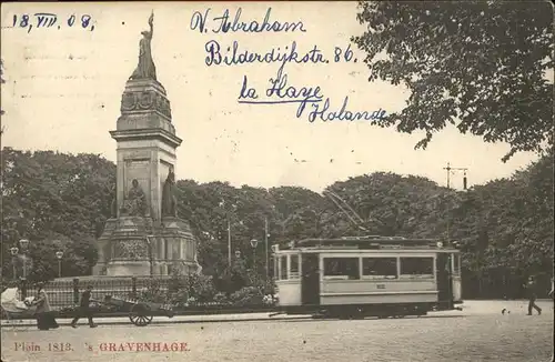 Strassenbahn s Gravenhage Niederlande Kinderwagen Kat. Bahnen