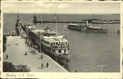 Dampfer Binnenschifffahrt Konstanz Bodensee Hafen Kat. Schiffe