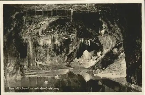 Hoehlen Caves Grottes Maerchendom Gralsburg Saalfeld Feengrotten Kat. Berge