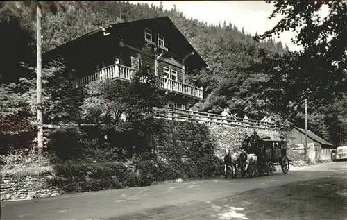 Kutschen Postkutsche Schwarzburg i. Thuer.  Kat. Landwirtschaft