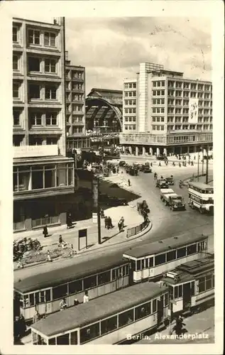 Strassenbahn Berlin Alexanderplatz Kat. Bahnen